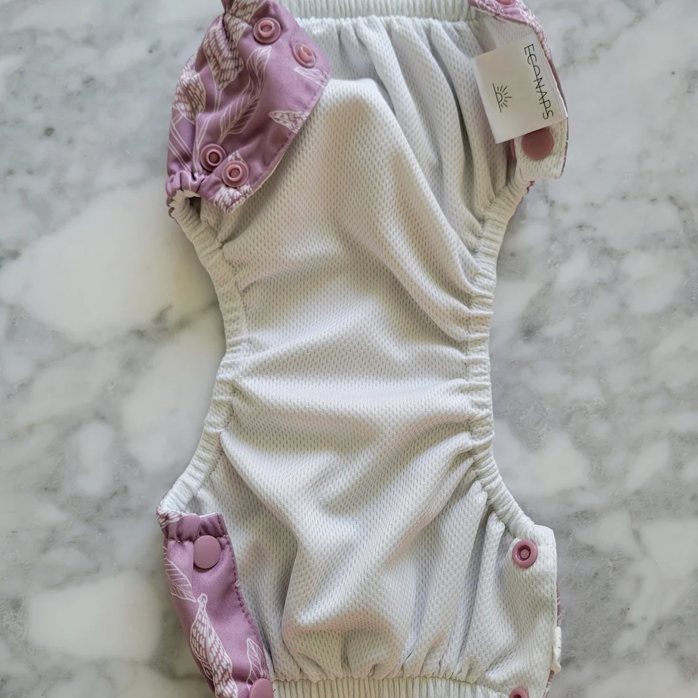 Floral Purple Baby Bloomers